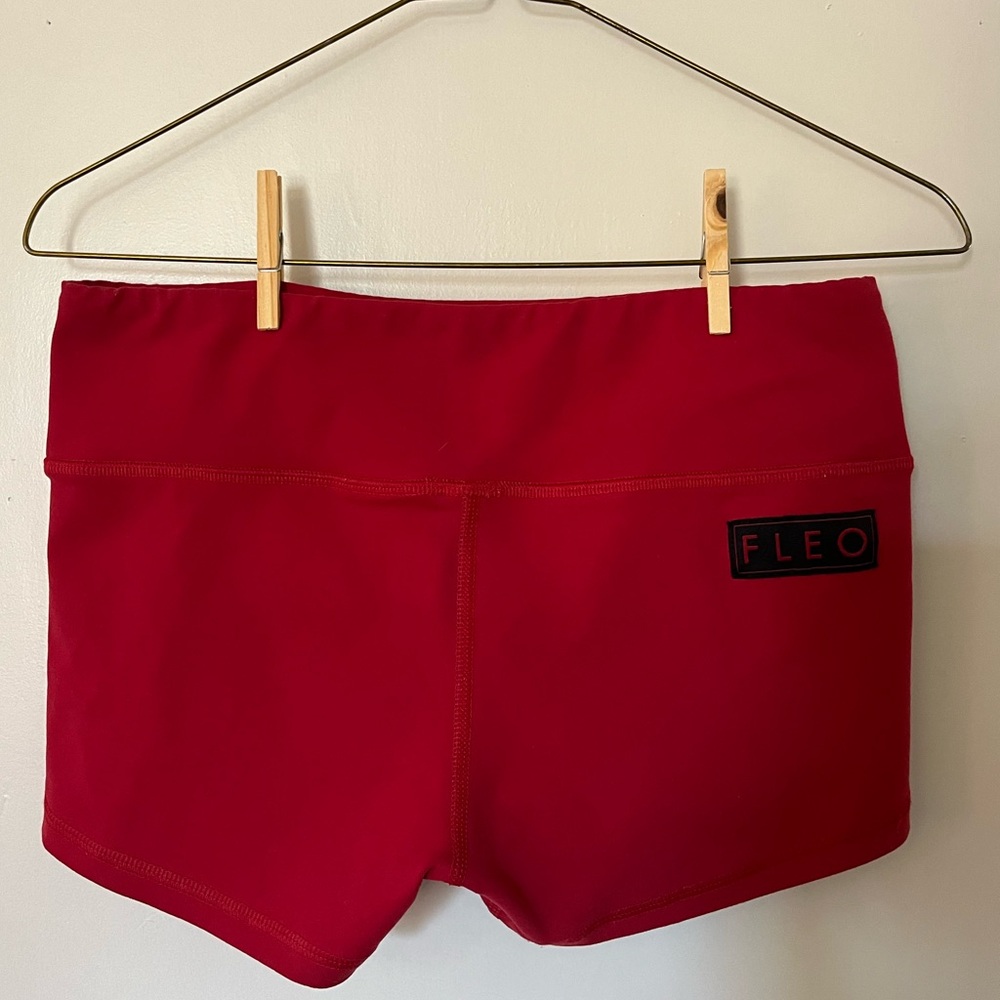 Red FLEO shorts